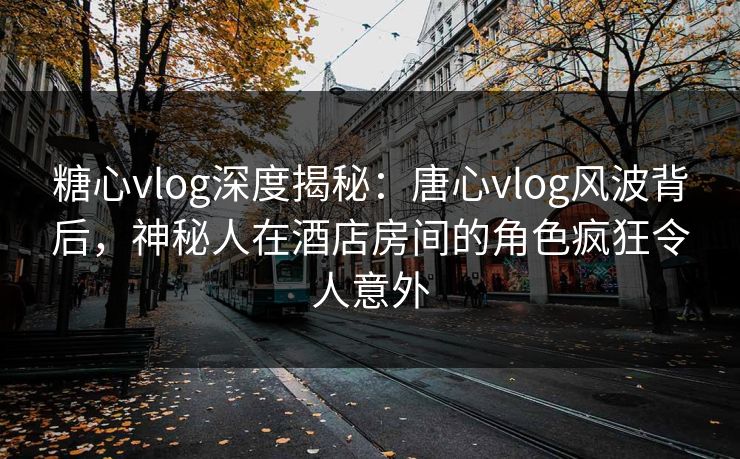 糖心vlog深度揭秘：唐心vlog风波背后，神秘人在酒店房间的角色疯狂令人意外